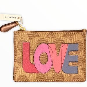 COACH "LOVE" Card Wallet